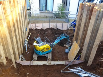 山留造成工事 設計・申請・工事イメージ2